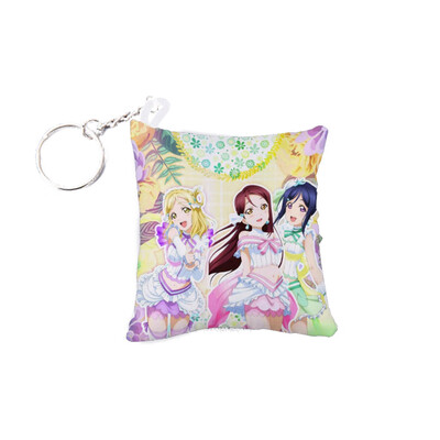 

Fat Bear Anime Mini Pillow Keychain Keyring Bag Phone Hanging Decor