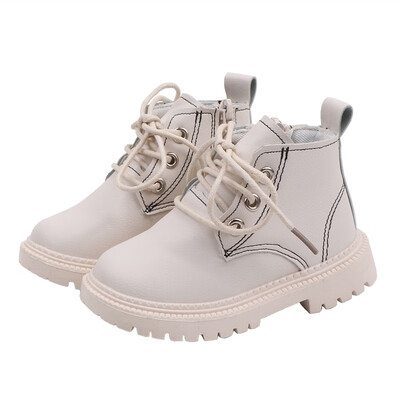 

Girls Boys Martin Boots Shoes For Children Warm Boots Fashion Soft Bottom Boys Girls Boots Non-slip Kids Sneakers
