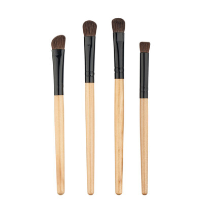 

4pcsset Professional Eye brushes set eyeshadow Foundation Mascara Blending Pencil brush Makeup tool Cosmetic Black