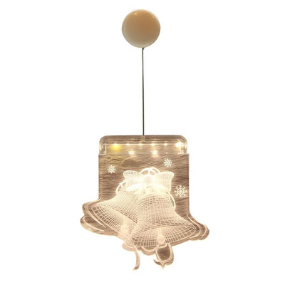 

Christmas LED Holiday Snowflakes Santa Claus Fairy Lights Battery Powered Hanging Ornaments Christmas Tree Party Home Decor
