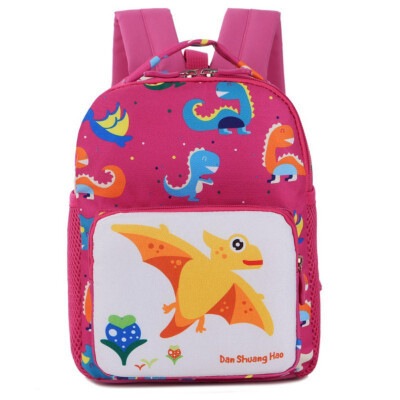 

Children Plush Backpacks School Bags Dinosaur Printing Kids School Bags Cartoon Animal Printing School Backpacks Anti-lost