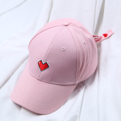 

Personality love baseball cap female spring&summer students casual female butterfly knot hip-hop hat trendy sunshade hat