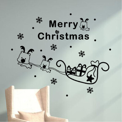 

Tailored Christmas Tree Window Vinyl Wall Stickers Home Decorations Gifts