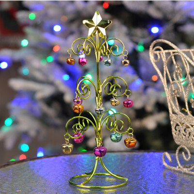 

〖Follure〗Mini Desktop Iron Christmas Tree Home Office Decoration Gift Ornaments Creative