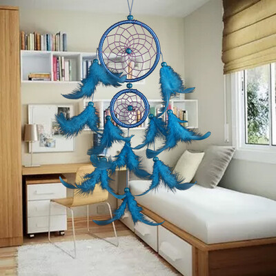 

Toponeto Handmade Dream Catcher Feathers Decoration For Car Wall Hanging Room Home Decor