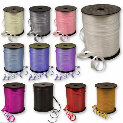 

12mm22m5mm22m Curling Ribbon On Spools Color Party Decorations Balloons
