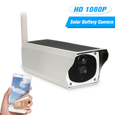 

Wireless HD 1080P WiFi Solar & Battery Power Bullet IP Camera PIR Motion Detection AndroidiOS APP Remote Control IR-CUT Night Vis