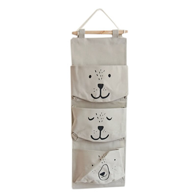

JPGIF Wall Mounted 3 Bags Storage Bag Kitchen Supplies Fluid Systems Multilayer Bags