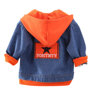 

Kids Outerwear Coats Baby Boys Denim Jacket Autumn Winter Jackets Boys Coat Boys Clothes Children Jacket 1-4 Year