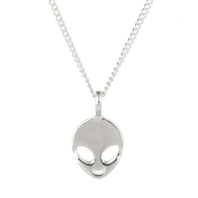 

1pC Fashion Jewelry Believe In Yourself And Aliens Necklace Pendant For Women
