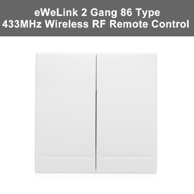 

eWeLink Push Button Wall Light Switch Remote Controller 3 Gang 86 Type ONOff Switch Panel 433MHz Wireless RF Remote Control Trans