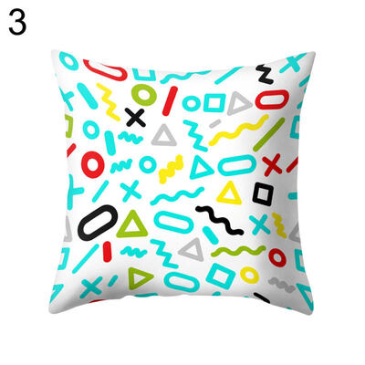 

Fish Arrow Hot Air Balloon Triangle Pillow Case Cushion Cover Sofa Bed Car Decor
