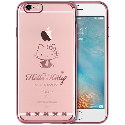 

Hello Kitty Apple, 6 / 6с Плюс телефона оболочка iPhone6 ​​/ 6с Плюс мультфильм прозрачного падения сопротивления защитного рукав оболочка покрытие 5,5 дюймов Rugrats