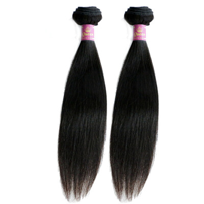 

Brazilian Virgin Hair Straight Cheap Queen Hair Products Brazilian Straight Hair 2 Bundles 16 Inch Human Hair 100g Each Bundles