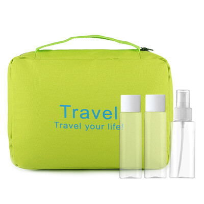

MEIFUYU MF0575 travel cosmetic bag wash gargle bag separate bottling setblue