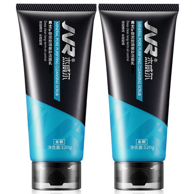 

JVR мужчины полифенолы зеленого чая Акне Cleanser 120g (очищение отшелушивающие контроль акне масло моющее средство)