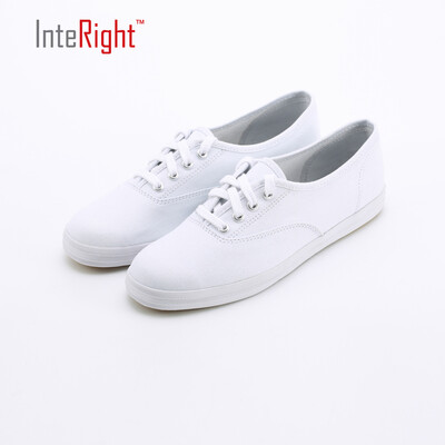 

INTERIGHT ladies Korean version of the simple fresh fashion casual shoes W001 white 38