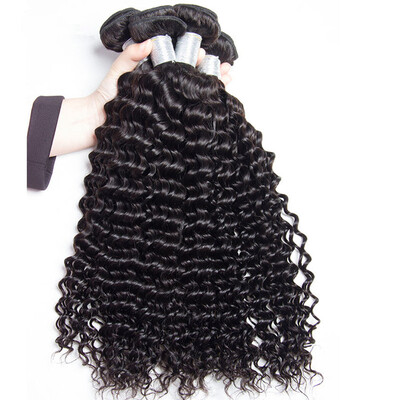 

TOP 7A Queen Hair Products Malaysian Deep Wave 3 BundlesLot Unprocessed Human Hair Weave Malaysian Virgin Hair Deep Curly 3Pc