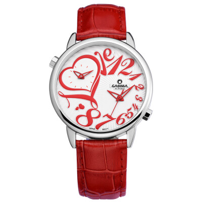 

Luxury brand watches women 2016 Fashion Casual double time zone funcy heart digital womens quartz wrist watch CASIMA #2602
