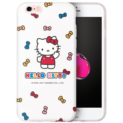 

Hello Kitty Apple 6 / 6s Plus Mobile Shell iPhone6 ​​/ 6s Plus Cartoon Sleeve All-In-One Silicone Shock-Softshell 5.5 "Playful Hello Kitty