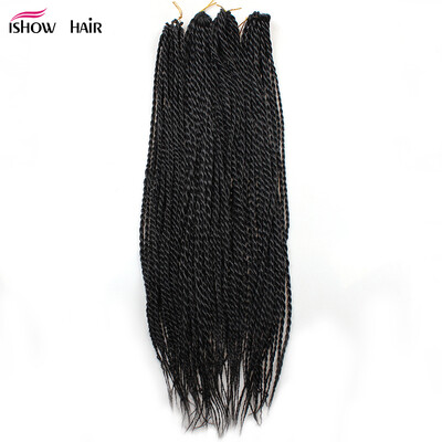 

100% Handmade Synthetic Dreadlocks 20inch Double Ended Hair Extensions Black Braiding Hair Dreads