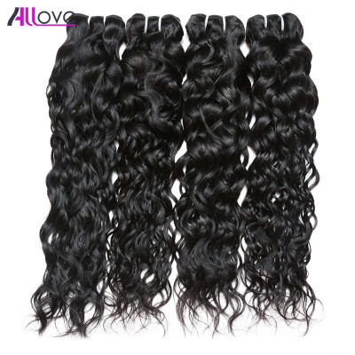 

Allove Hair Products 7A Malaysian Water Wave Hair Bundles 4Pcs/Lot 100% Unprocessed Virgin Human Hair Extensions