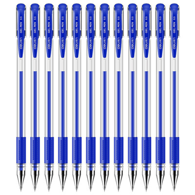 

Deli deli 6600 blue 05mm classic office neutral pen pen bullets pen 12 box