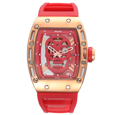 

2017 Pirate Skull Style Quartz men Watches Brand Men Military Silicone Men Sports Watch Waterproof Relogio Masculino