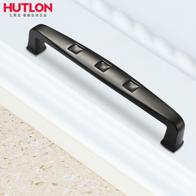 

Hutlon cabinet closet door black small handle drawer door handle DS-826002-96
