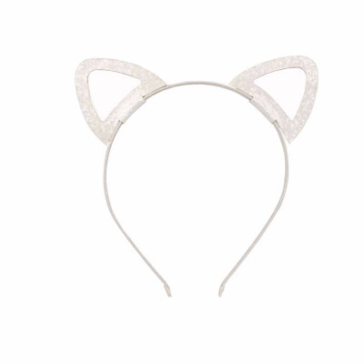 

Outdoor Kids Girl Women Glitter Cat Ear Headband Value Set Cat Ear Hair Hoop