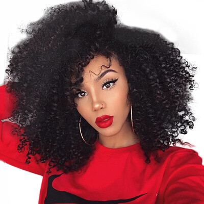 

AISI HAIR High Temperature Fiber Long Black Color Afro Kinky Curly Synthetic Hair Wigs for Black Women
