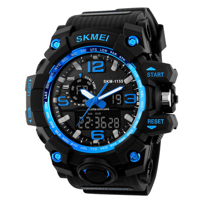 

новые skmei смотреть спорт кварцевые запястья мужчины mens аналого - цифровых для военных