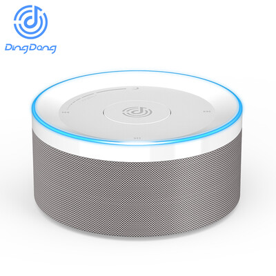 

[Speaker] Jingdong интеллектуальный Buzz (DingDong) TOP Интеллектуальный помощник голосового управления мини стерео колонки WIFI Bluetooth Speaker компаньоном / аудиовыход Белое Облако Music Box Fu Rui