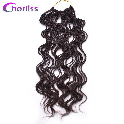 

Curly Senegalese Twist Crochet Braids 35 Roots Synthetic Braiding Hair Extension8pcspack 14 inch