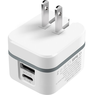 

Etman Type-C two American Standard Business Travel Converter Power Adapter Canada American US Japan Travel Charge Adapter