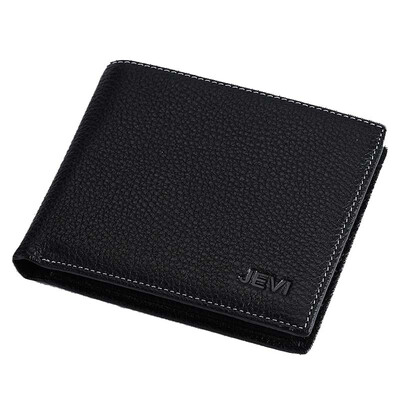 

Extremely JEVI men's leather purse first layer of leather crossed two wallet wallet wallet business men bag wallet JW-70011 coffee color short paragraph