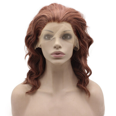 

Long Wavy Half Hand Tied Swiss Lace Front Natural Wig