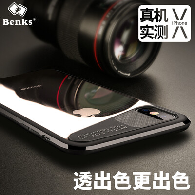 

Bangks Benks Apple iPhoneX 10 protective cover All inclusive soft edge phone shell protection Apple iX i10 soft edge shockproof phone case phone protective cover Ruin black
