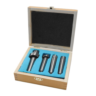 

4PCSSet Heavy Duty MT2 Wood Lathe Live Center Drive Spur Cup Kit Arbor Case Wooden Turning Tool