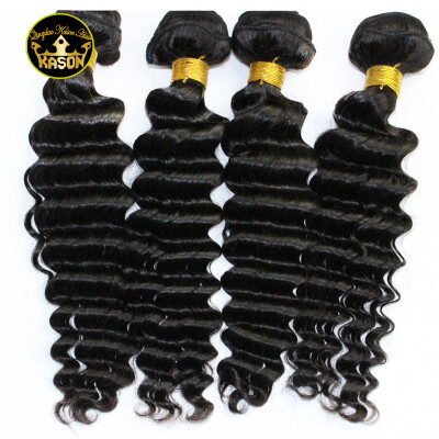 

Kason Malaysian Virgin Hair Deep Wave 4Pcs/Lot 100% Unprocessed Human Hair Malaysian Curly Weave Bundles Grade 8A