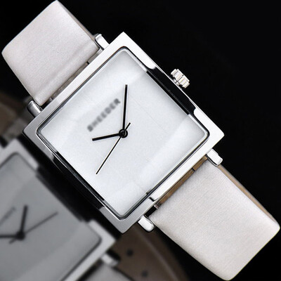 

Woman Exquisite Retro Quartz Watch Simple Square Analog Wrist Watch Lady PU Leather Band Watches