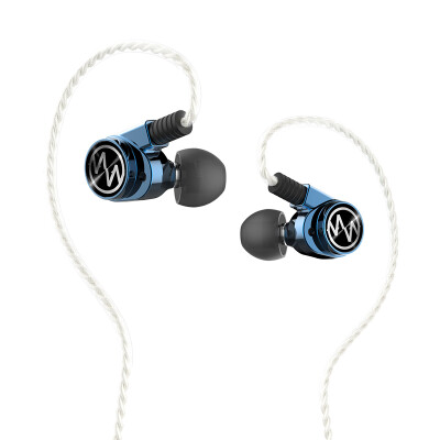 

Pulse Song Macaw GT600sPro Fahrenheit iron hifi in-ear headphones phone headset game headset can be changed line can change the tuning mouth ice blue