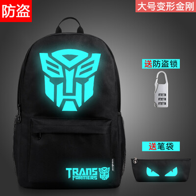 

Luminous New creative boy girls , travel, sports, leisure, Korean version, trend light, junior high school students bag backpacks