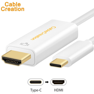

CABLE CREATION CD0456 Type-C HDMI Converter Connector Line 4K HD Chicken Artifact Jedi Survival Assisted Extension Apple Mac Huawei Mate10pro