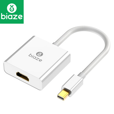 

Би Диас (BIAZE) Thunderbolt кабель адаптера Apple MacBook / Air Pro Mini Displayport подключен телевизор проектор ZH37-PC Белый