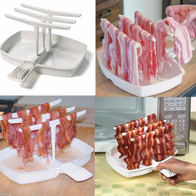 

Outdoor Microwave Bacon Cooker Microwave Bacon Rack - Reduces Fat up to 35