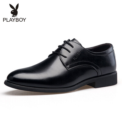 

Playboy (PLAYBOY ESTABLISHED 1953) Классические мужские кружевные бизнес-браки Кожаные туфли Англия Круглая обувь для мужчин Мужская обувь 5DW009049D01 Черный 40