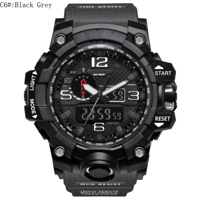 

Fashion Military Sport Watches for Men Male Outdoor Waterproof Dual LED Digital Quartz Wristwatch Time Clock Gift