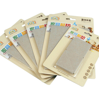 

【Jingdong Supermarket】 Guardian (FLOOR GUARD) HDT29 Felt Table Chair Foot Pad Floor Protection Pad Set Total 6 Cards