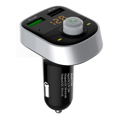 

ifound car mp3 Bluetooth music player hands-free phone car charger cigarette lighter U disk play car charger drag two F114